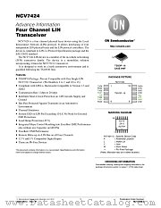 NCV7424 datasheet pdf ON Semiconductor