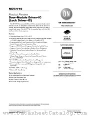 NCV7710 datasheet pdf ON Semiconductor