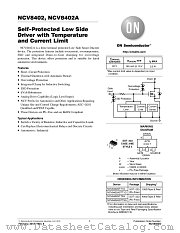 NCV8402 datasheet pdf ON Semiconductor