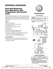 NCV8402D datasheet pdf ON Semiconductor