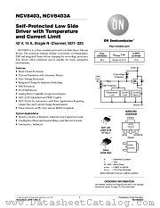 NCV8403 datasheet pdf ON Semiconductor