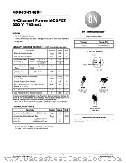 NDD60N745U1 datasheet pdf ON Semiconductor