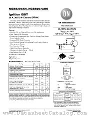 NGB8207AN datasheet pdf ON Semiconductor