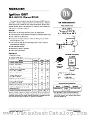 NGB8245N datasheet pdf ON Semiconductor
