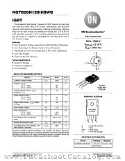 NGTB20N120IHS datasheet pdf ON Semiconductor