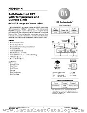 NID5004N datasheet pdf ON Semiconductor