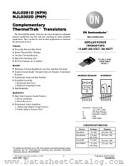 NJL0281D datasheet pdf ON Semiconductor