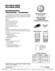NJL4281D datasheet pdf ON Semiconductor