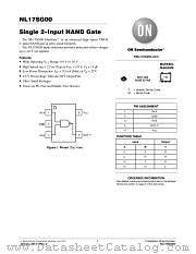 NL17SG00 datasheet pdf ON Semiconductor