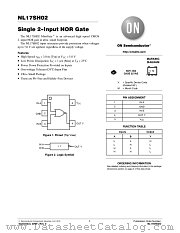 NL17SH02 datasheet pdf ON Semiconductor