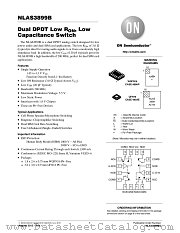 NLAS3899B datasheet pdf ON Semiconductor