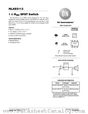 NLAS5113 datasheet pdf ON Semiconductor