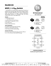 NLAS5123 datasheet pdf ON Semiconductor
