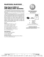 NLAS7222B datasheet pdf ON Semiconductor