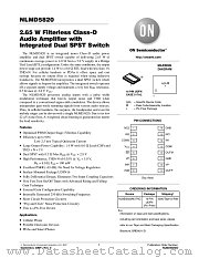NLMD5820 datasheet pdf ON Semiconductor