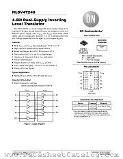 NLSV4T240 datasheet pdf ON Semiconductor