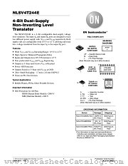NLSV4T244E datasheet pdf ON Semiconductor