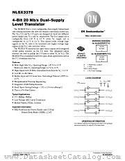 NLSX3378 datasheet pdf ON Semiconductor