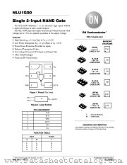NLU1G00 datasheet pdf ON Semiconductor