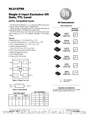 NLU1GT86 datasheet pdf ON Semiconductor