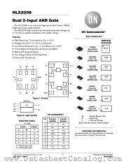 NLX2G08 datasheet pdf ON Semiconductor