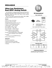 NS5A4684S datasheet pdf ON Semiconductor