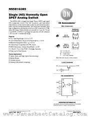 NS5B1G385 datasheet pdf ON Semiconductor