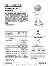 NSB1706DMW5T1 datasheet pdf ON Semiconductor