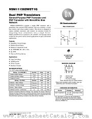 NSM11156DW6 datasheet pdf ON Semiconductor