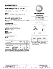 NSR01F30MX datasheet pdf ON Semiconductor