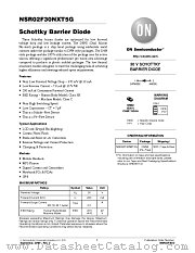 NSR02F30 datasheet pdf ON Semiconductor