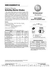 NSR1030MW2 datasheet pdf ON Semiconductor