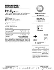 NSR15ADXV6T1 datasheet pdf ON Semiconductor