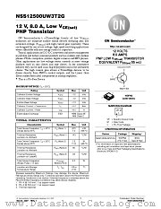 NSS12500UW3 datasheet pdf ON Semiconductor