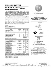 NSS12501UW3 datasheet pdf ON Semiconductor