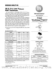 NSS30100LT1G datasheet pdf ON Semiconductor