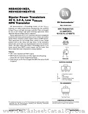 NSS40301MZ4 datasheet pdf ON Semiconductor