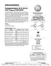 NSS40302P datasheet pdf ON Semiconductor