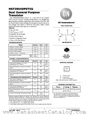 NST3904DP6 datasheet pdf ON Semiconductor