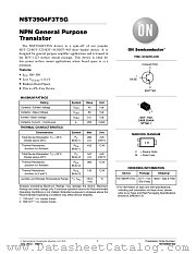 NST3904F3 datasheet pdf ON Semiconductor
