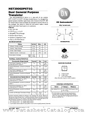 NST3906DP6 datasheet pdf ON Semiconductor