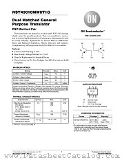 NST45010MW6 datasheet pdf ON Semiconductor