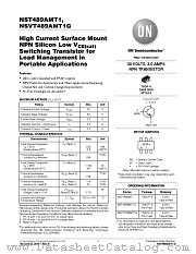 NST489AMT1 datasheet pdf ON Semiconductor