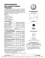 NST847BDP6 datasheet pdf ON Semiconductor