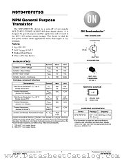 NST847BF3 datasheet pdf ON Semiconductor