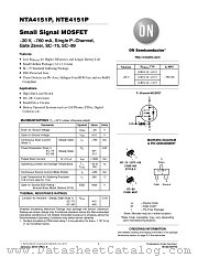 NTA4151P datasheet pdf ON Semiconductor