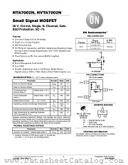 NTA7002N datasheet pdf ON Semiconductor