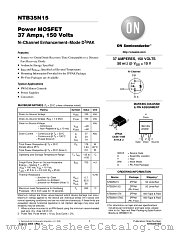 NTB35N15 datasheet pdf ON Semiconductor
