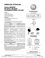 NTB5412N datasheet pdf ON Semiconductor