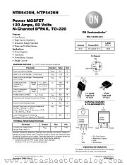 NTB5426N datasheet pdf ON Semiconductor